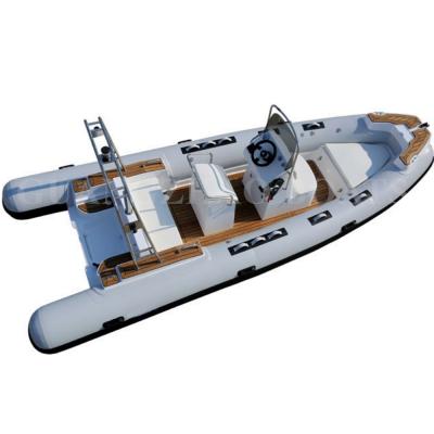 China Sport Speed ​​Boat RIB High Speed ​​Fiberglass Hull Inflatable Boat for sale