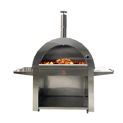 China New Style Oven Outdoor Kitchen Pizza Charcoal Easily Assembled Stainless Steel Easy Mobile BBQ Grill For Camping And Wedding Heating for sale