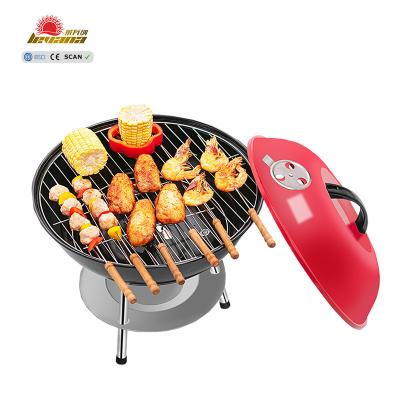 China Easy Assembled High Quality Cheap Portable Mini BBQ Grill Easy Assemble Machine Outdoor Charcoal Camping BBQ Freestanding Grill for sale