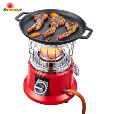 China Hot Sale Outdoor Portable 2 in 1 Gas Stove and Cooker Liquefied Petroleum Gas Natural Infrared Gas Heaters for Home for sale