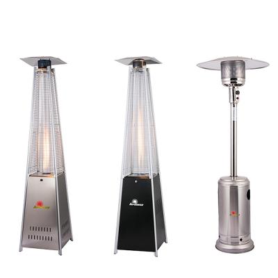 China Outdoor Natural Gas Patio Heater Holiday Party Great Price Best Quality Stocked Commercial Pyramid Gas Patio Heater for sale