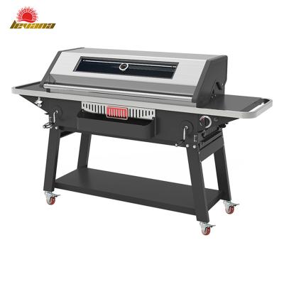 China New Adjustable Durable Stainless Steel Pizza Oven High Quality Gas Bbq Grill Size Portable Barbecue For Home Or Party And BBQ Stores Used for sale