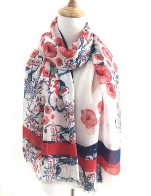 China RPET Eco Friendly Custom Designs REPREVE Recycled Scarf 100% Polyester RPET Scarf for sale