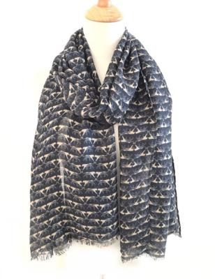 China Low MOQ Viscous Light Weight Very Soft Custom Design Animal Print Women Viscous Scarf for sale