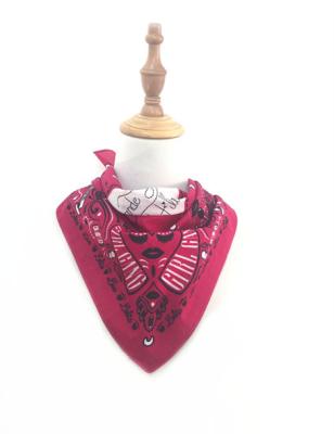 China Multi Functional ORGANIC COTTON Cheap Prices Custom Design Organic Cotton Bandana Scarf for sale