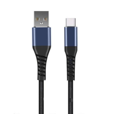 China Original 100% nylon braided type c cable fast charging type charging line 5A 1.8m palladium phone accessories usb c fast charger cable for sale