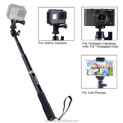 China 2017 Easy Version Smatree Q3 Selfie Easy Mount And Stick For Gopros / Monopod Pole For Gopros Accessories for sale