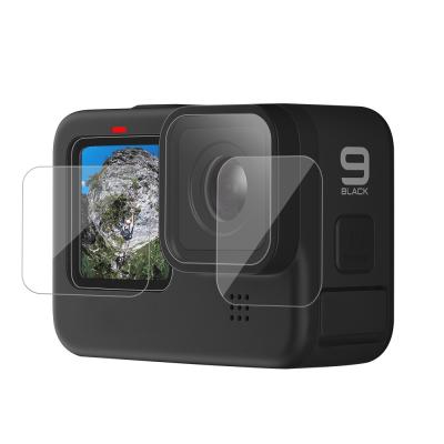 China Brand Protect Tempered Glass Screen Protector Cover Case For GoPro Hero 9 Black Lens Protection Protective Film Gopro9 Vanish Pro Accessories for sale