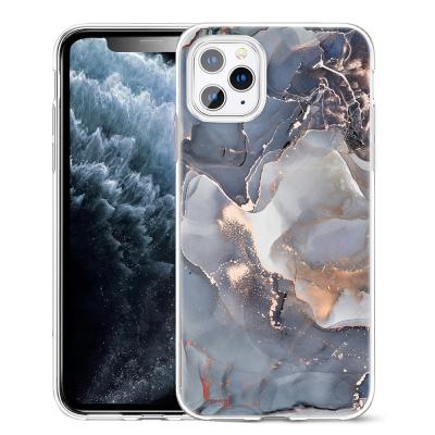 China Anti-fall Marble TPU Shockproof Soft Cover For Iphone 12 Case 100% High Quality Eco-For Apple Iphone pro Max Case for sale