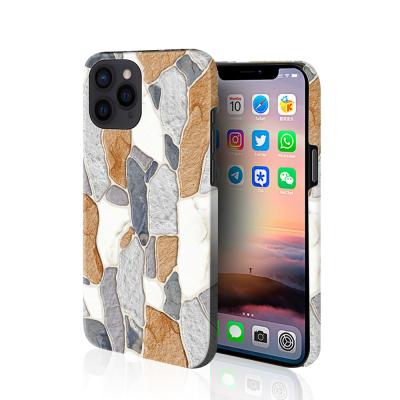 China Hot Sale Luxury Marble Water Transfer Oil Painting For Phone Case Hard PC Shell iPhone 6 7 X XR XS 11 12 ProMax Phone Back Cover Bag for sale