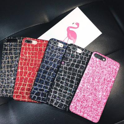 China 2021 New High Quality Custom Wholesale Cell Phone Accessory Glitter Bling Phone Case Anti-fall For iPhone X XS XR XMAX for sale