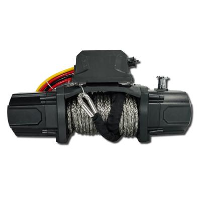 China AUTOMATIC 9500lbs Pull Auto Trailer 4x4 Offroad Tractor 12v Electric Anchor Winch With Synthetic Rope for sale