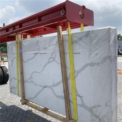 China Modern Star Hotel Wall Countertops Design Big Size Stone Chips White Terrazzo Slab Natural Marble Tops Glass Flag Sale for sale