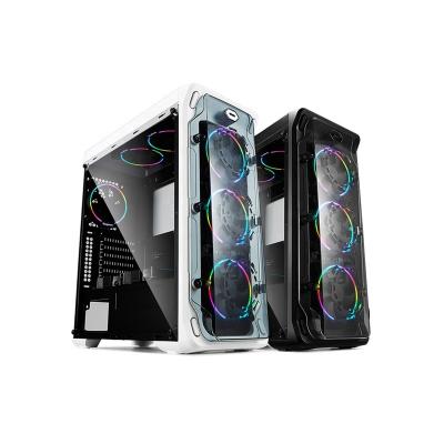 China USB3.0*1+USB2.0*2+HD Aduio 2021 Sell Well New Full Tower ATX Case PC Gaming Case With USB 3.0 HD Audio for sale