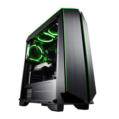 China With Latest Newest POWERCASE Fan Tower PC Desktop Computers Computer Case 2021 for sale