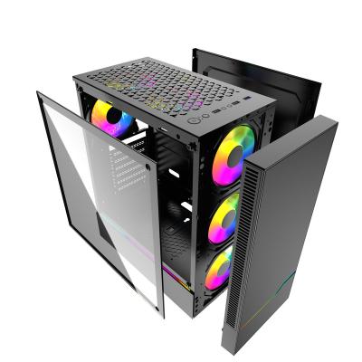 China With Black Panel Window G31 PC Case USB Yes ATX Side Stock Gaming Computer Cases for sale