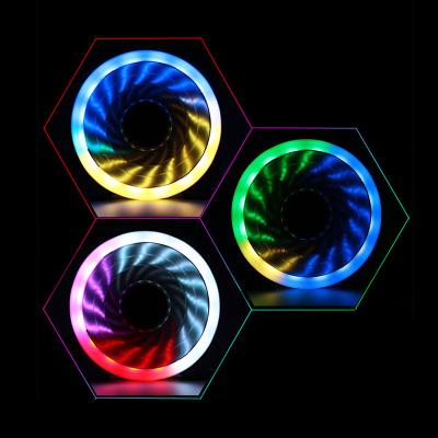 China Computer Case 120mm Desktop 12v PC LED RGB Case Gaming Fan for sale