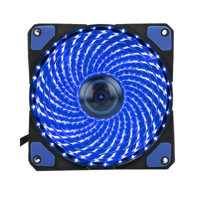 China Computer case the new 120 millimeter fan dc 12 v dual led circulation computer is a colorful fan for sale