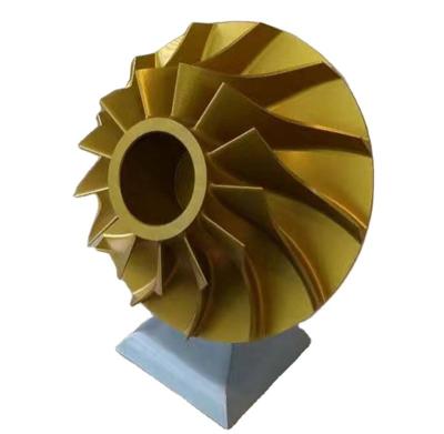 China Aluminum High Precision Customized 5 Axis Prototype Stainless Steel Aluminum Parts CNC Machining Impeller for sale