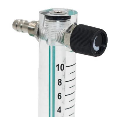 China Medical Air Flow Measuring Instrument Glass Oxygen Aspirator Flow Meter for sale