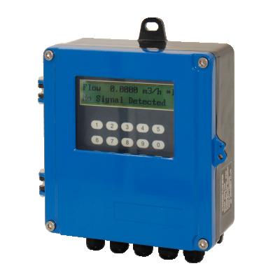 China Fixed Wall Mounted Ultrasonic Flow Meters with RS485 Modbus RTU for PLC HT1009 for sale