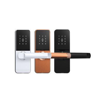 China Enjia N1 smart lock OEM ttlock door tuya smart multipoint digital outdoor lock zinc alloy lock with camera for sale