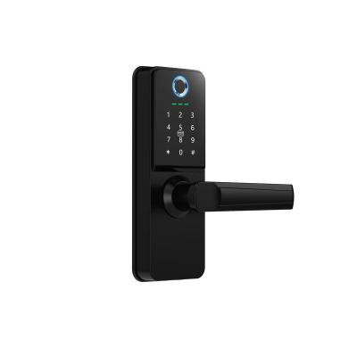 China New Arrival Zinc Alloy Digital Door Fingerprint Smart Slide Lock With App Remote Unlock for sale