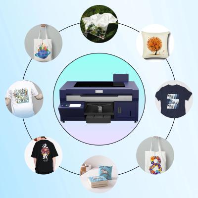 China Desktop Digital Fabric Printer Printing Textile Printer Machine Single DTG Printer For T-Shirt Printing for sale