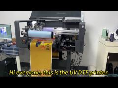 A3 UV DTF Printer 140kg Gross Weight UV Pigment Ink