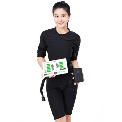 China Wireless Blood Vessel Removal Training EMS Muscle Stimulator Fitness 10 Channel Electrofitness Device Suit for sale