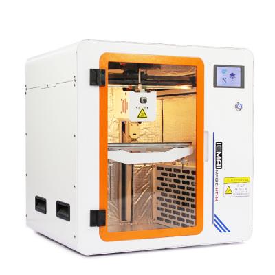 China Bed IEMAI Heated HT 3D Printer with Dongguan Factory Lower Cost Precision 3D Machines for PEI PEEK CARBON FIBER Nylon PC for sale