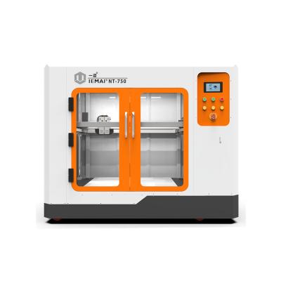 China Passionate Bed Rapid Prototyping FDM 3D Printer For Education School 750mm Big Machine 3D Printing With 1.75 And 2.85mm Extruder for sale