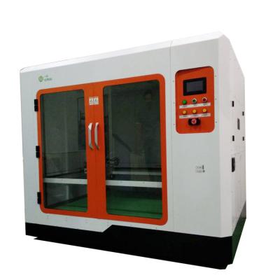 China Industrial Large Double Bed Max Hotend 300 C Flow 2.85mm Extruder Heated 3D Printer with 1.75 and 2.85 Modular and Independent Print Head for sale