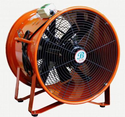 China Industrial Air Supply Or Exhaust ID 18 Inch 450mm Diameter Portable Axial Fan For Flexible Ducting Air Supply And Exhaust for sale