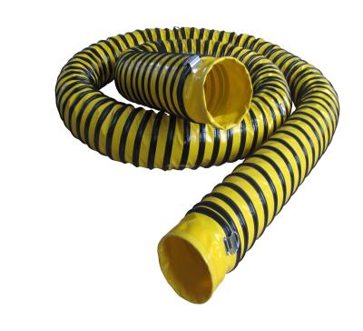 China For Air Pressure 130mm Suction Negative Plastic Nylon Flexible Duct For Shipbuilding Ventilation For Boat Maintenance Negative Pressure Marine Hose for sale