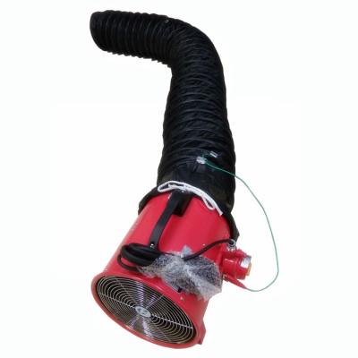 China Construction Industry 12 Inch 220V EXPLOSIVE PROOF PORTABLE FAN WITH Flexible DUCT for sale