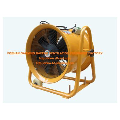 China 500mm High Capacity Aluminum Ventilation Fan For Fire Rescue Air Cushion for sale