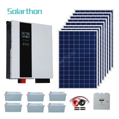 China Solarthon Planetary 2kw Price Home Hybrid 2 KW Home 5kw 10kw Complete On Grid 15kw Power System / Home Panel Solar Inverter System for sale