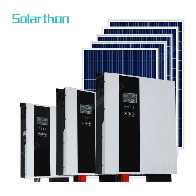 China Solarthon Puzzle KW 15kw Panel Home House Complete Set On Roof 1kw Home Products Off Grid 10000 Watt Solar Panel Inverter System for sale