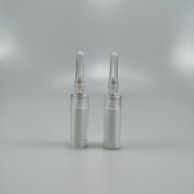 China Eco-friendly 5ml PETG Eye Cream Roll On Bottle Airless Syringe Bottle Bottle Ampoule for sale