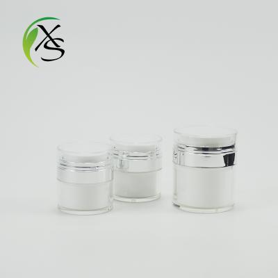 China 30g 50g Skin Care Plastic Cosmetic Container Cream Jar Acrylic for sale