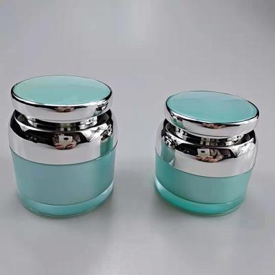 China 50g acrylic bottle skin care cream jar for skin care body cream cosmetic for sale