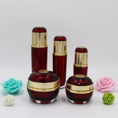 China 30g 50g Cosmetic Packaging Bottle Skin Care Product Bottle Set Bottle Lotion Bottle Cosmetic Acrylic Cream Bottle for sale