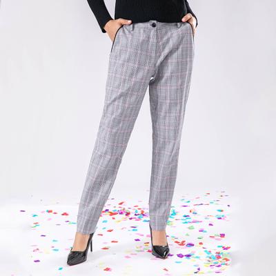 China Wrestling/texture ladies office pant pants lattice nine pants women pants summer show tall formal pants for women for sale