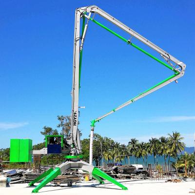 China Concrete Placing ZK 13m 15m 17m Traction type concrete placing boom/spider boom with wheel/hydraulic concrete placing boom for sale