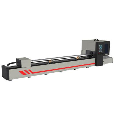 China Automated Loading ZK Tube cutting machine Raycus LASER and Raytools cutting head support 1500w-3000w stainless steel laser cutting machine for sale