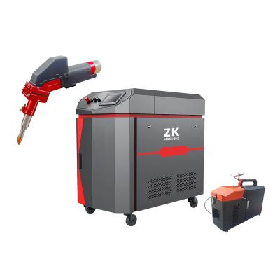 China Metal Welding Products ZK laser welding machine 2000w  1500w 4 in 1 3 in1 factory price for sale fiber laser head efficient durable for sale