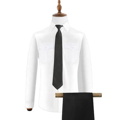 China Hot Selling Security Guard White Uniform Shirt Security Guard White Uniform Shirt for sale