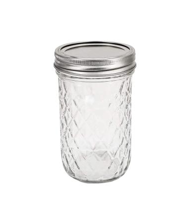 China Preservation Mason Jar Drinking Glass 12 Ounce Mason Jar Cups of Freshness with Lids and Straws for sale