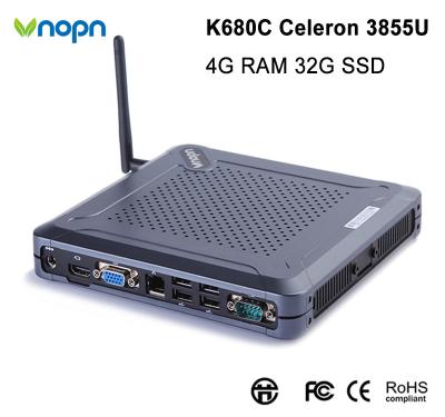 China hot sale Vnopn thin client PCoIP Intel celeron dual core 3865u 1.6GHZ 4G RAM 32G SSD WIFI support 4K for sale